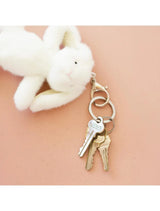 Mary Meyer Soft Bunny Bag Charm - White