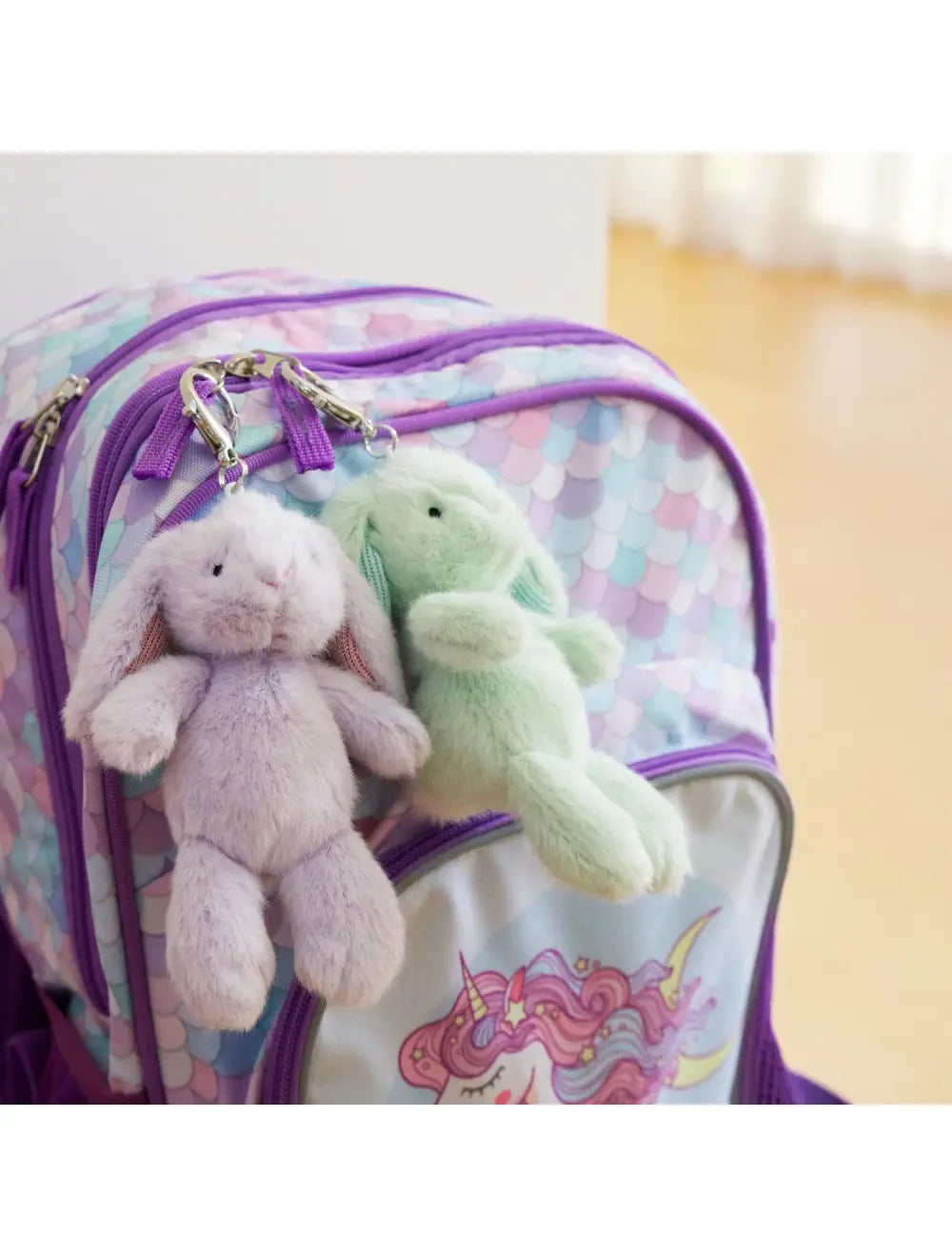 Mary Meyer Soft Bunny Bag Charm - Purple