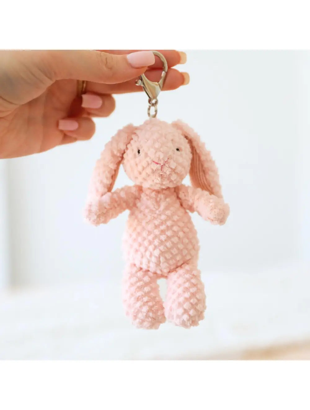 Mary Meyer Nubby Bunny Bag Charm - Pink