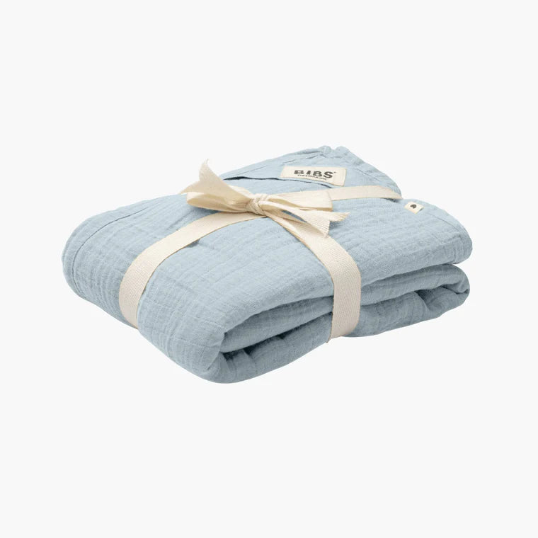 Bibs Muslin Swaddle - Baby Blue