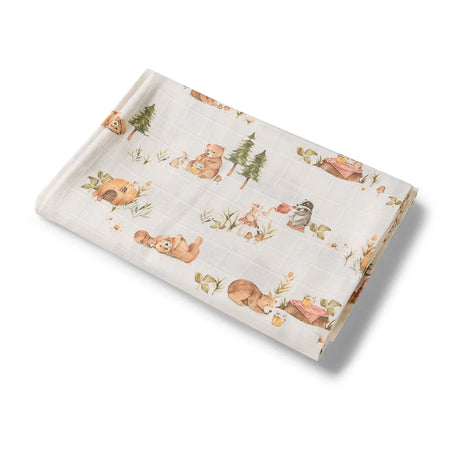Snuggle Hunny Muslin Wrap - Bears