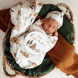 Snuggle Hunny Muslin Wrap - Bears
