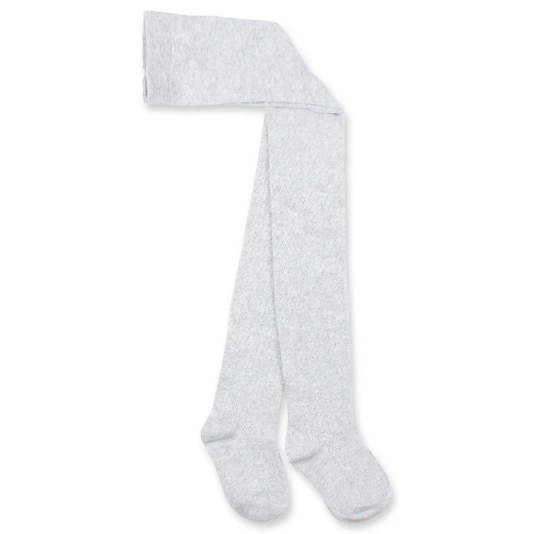 Minihaha Grey Marle Pointelle Tights