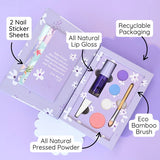 No Nasties Nancy Purple Natural Pressed Powder Kids Makeup Palette Kit