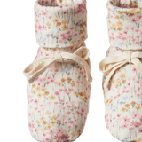 Nature Baby Cotton Booties - Wildflower Mountain