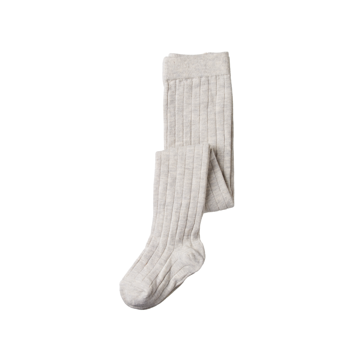 Nature Baby Cotton Tights - Light Grey Marl
