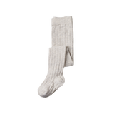 Nature Baby Cotton Tights - Light Grey Marl