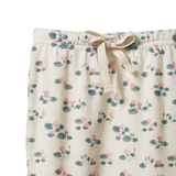 Nature Baby Footed Rompers - Waterlilies Print