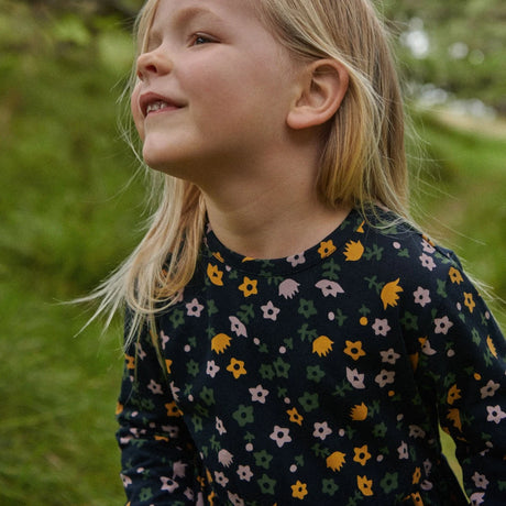 Nature Baby Long Sleeve Twirl Dress - Navy Pollyanna