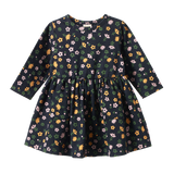 Nature Baby Long Sleeve Twirl Dress - Navy Pollyanna