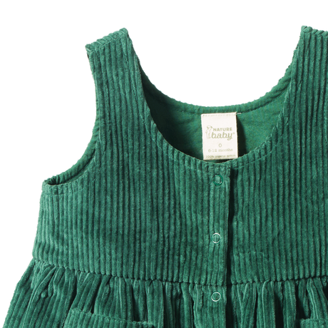 Nature Baby Amelia Pinafore - Pine