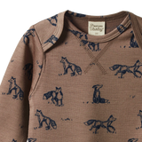 Nature Baby Merino Essential Tee - Foxy Print