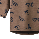 Nature Baby Merino Essential Tee - Foxy Print