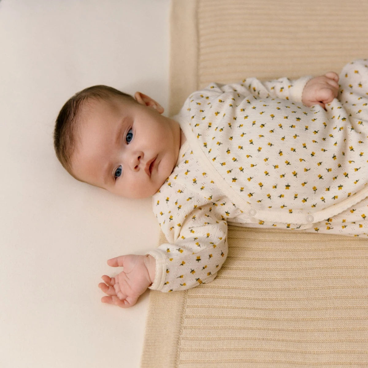 Nature Baby Prairie Blanket - Oatmeal Marl