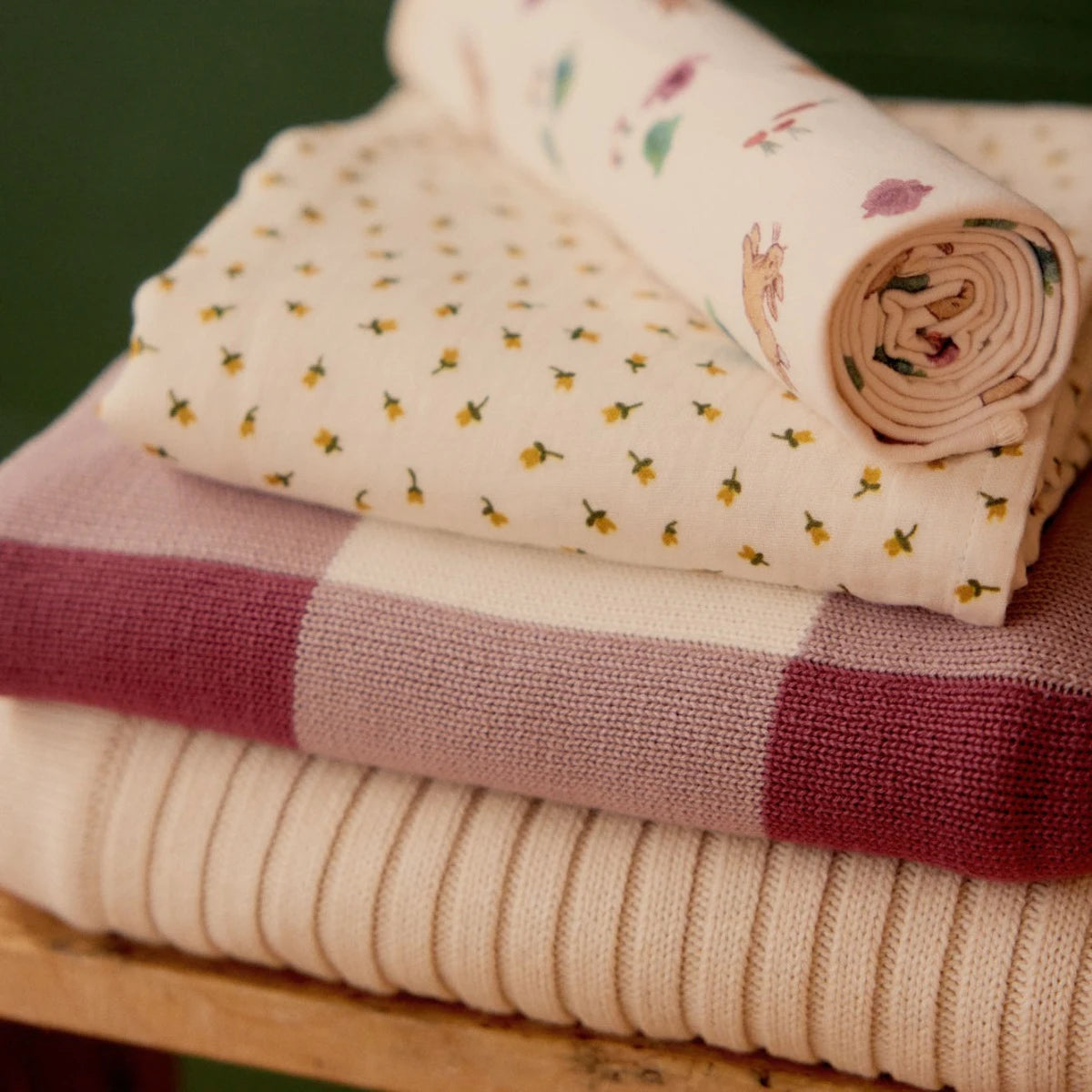 Nature Baby Prairie Blanket - Oatmeal Marl
