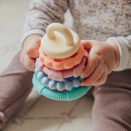 Jellystone Stacker and Teether - Raspberry