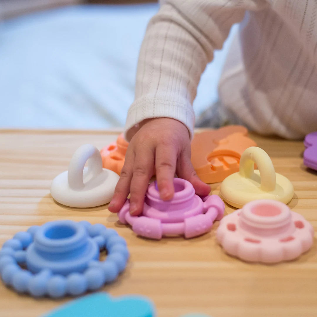 Jellystone Stacker and Teether - Raspberry