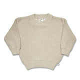 Snuggle Hunny Oversized Cotton Knit Jumper - Pistachio