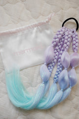 Mermaid Pre Styled Bubbles & Plaits - Pixie