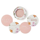 Snuggle Hunny Milestone Cards - Poppy & Blush pink