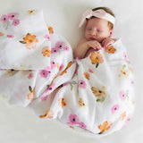 Snuggle Hunny Organic Muslin Wrap - Poppy