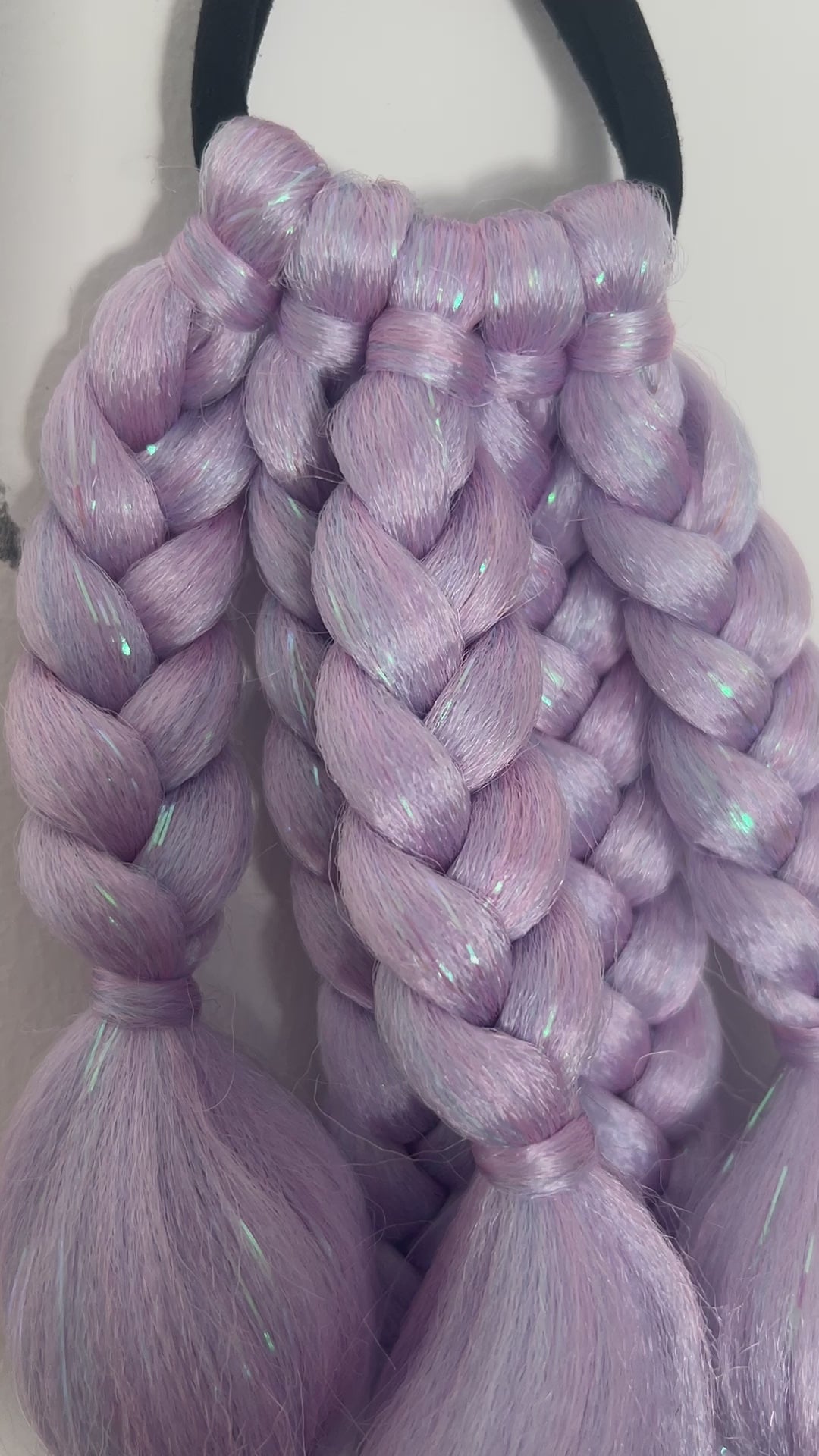 Mermaid Pre Styled Bubbles & Plaits - Pixie