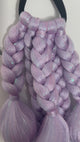 Mermaid Pre Styled Bubbles & Plaits - Pixie
