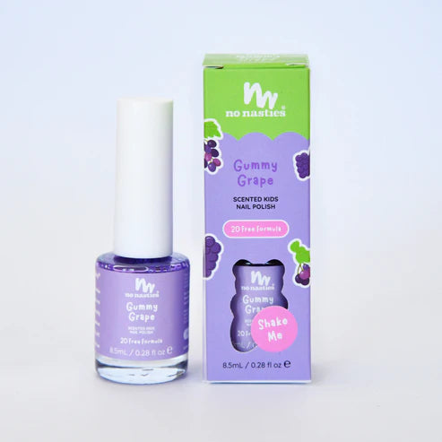 No Nasties Toxin Free Scented Kids Polish - Gummy Grape - Purple