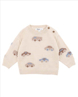 Minihaha Alvin Automobile Knitted Jumper