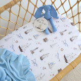 Snuggle Hunny Organic Bassinet Sheet / Change Pad Cover - Set Sail