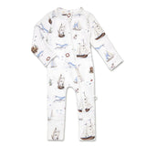 Snuggle Hunny Organic Convertible Romper - Set Sail