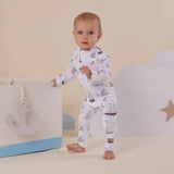 Snuggle Hunny Organic Convertible Romper - Set Sail