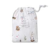 Snuggle Hunny Organic Fitted Cot Sheet - Set Sail
