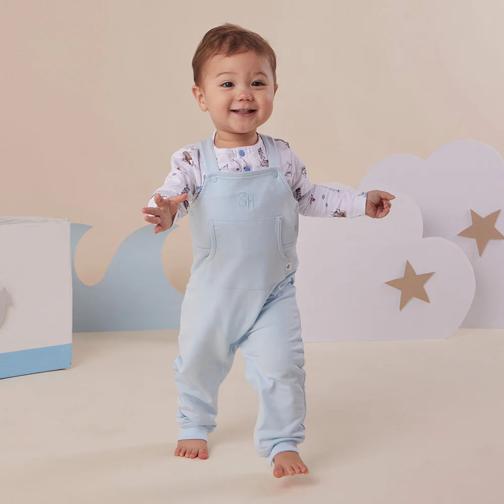 Snuggle Hunny Long Sleeve Organic Bodysuit - Set Sail