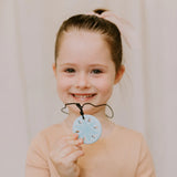 Jellystone Silicone Snowflake Chew Pendant - Daylight