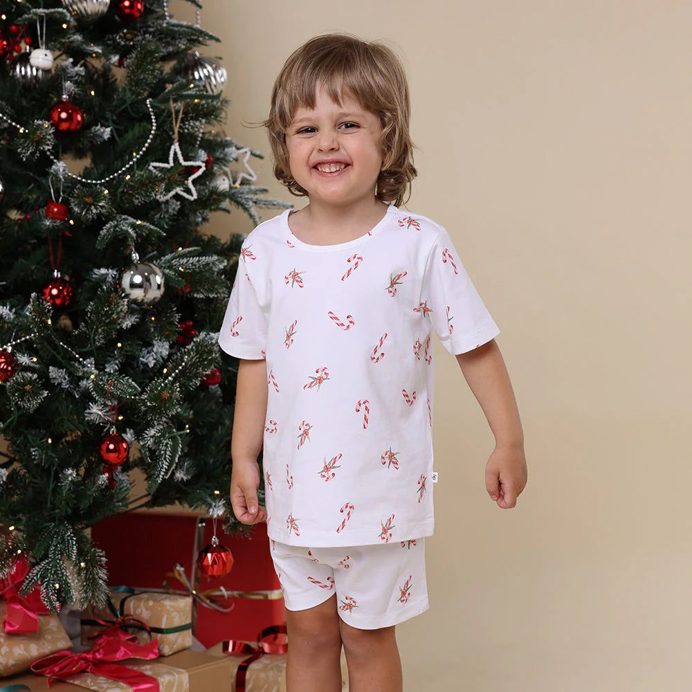 Snuggle Hunny Candy Cane Kids PJ Set