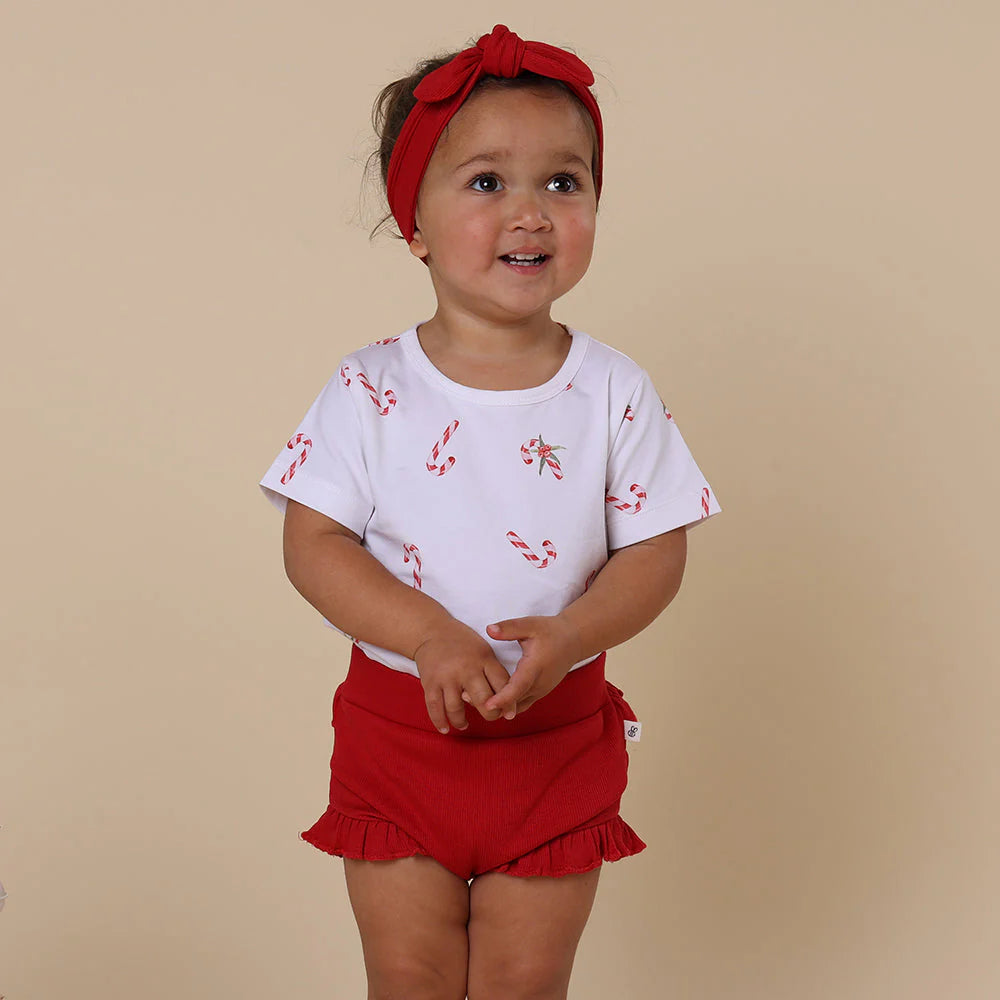 Snuggle Hunny Candy Cane Organic T-Shirt