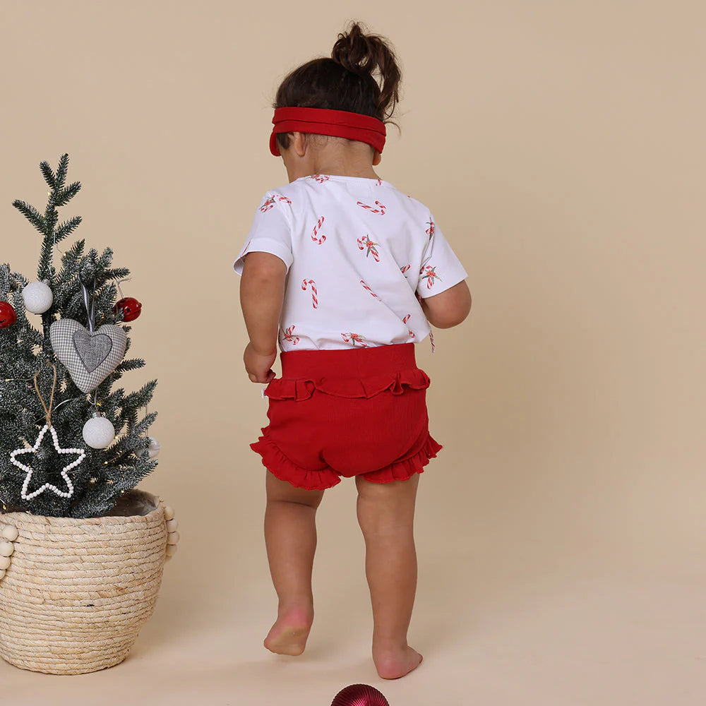 Snuggle Hunny Candy Cane Organic T-Shirt