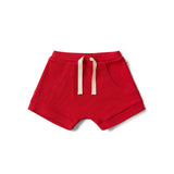 Snuggle Hunny Red Organic Shorts