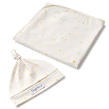 Snuggle Hunny Organic Jersey Wrap & Beanie Set - Stardust