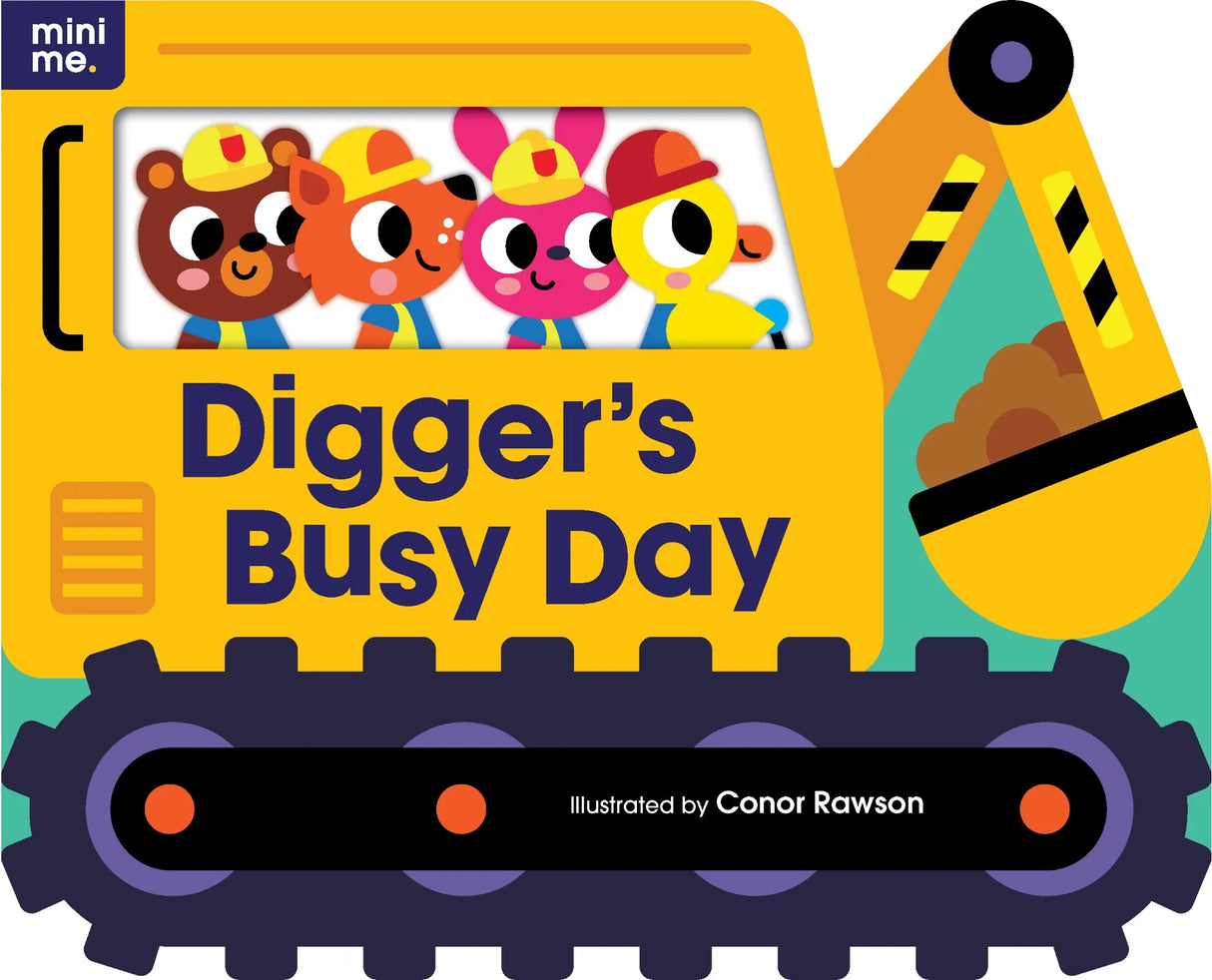 Bigger's Busy Day Shaped Board Book