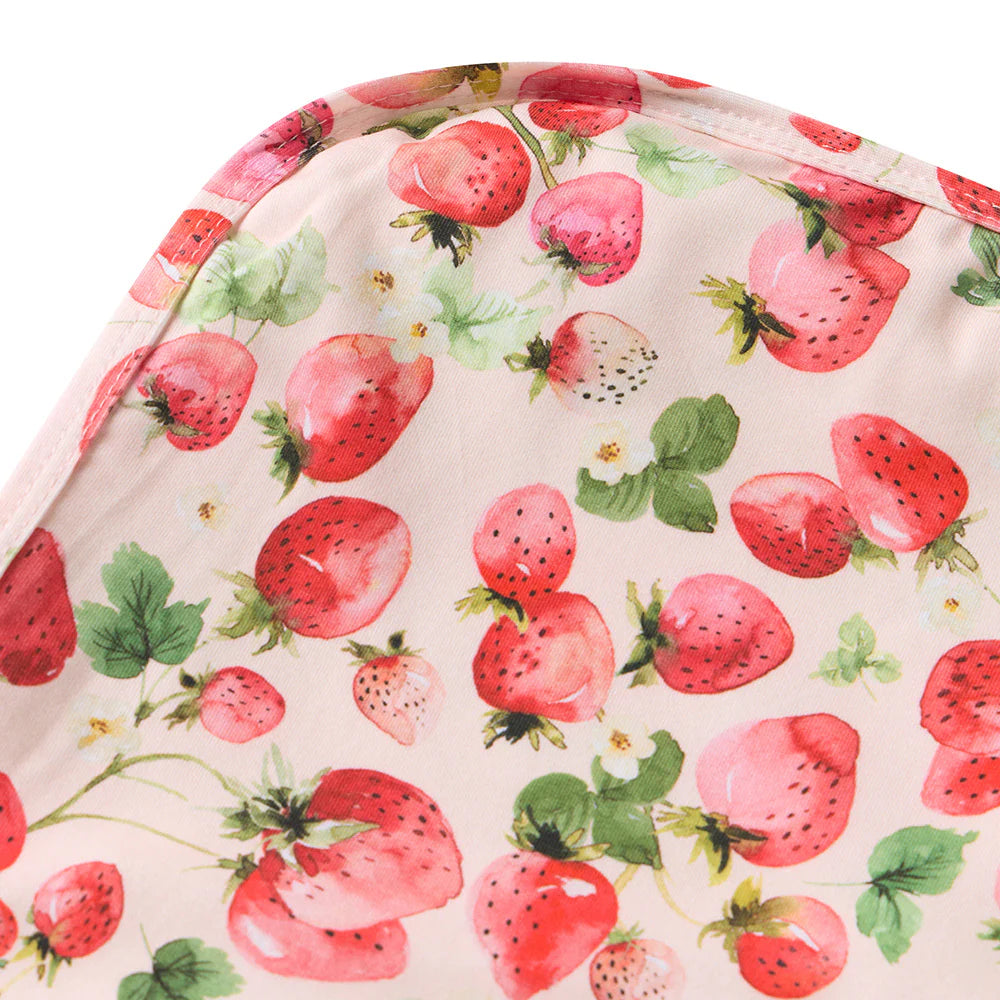 Snuggle Hunny Organic Jersey Wrap & Beanie Set - Strawberry