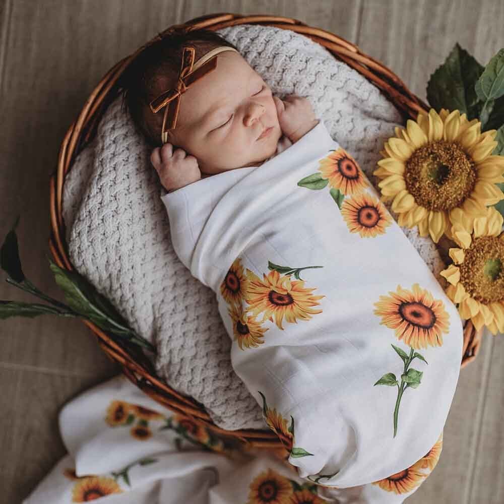 Snuggle Hunny Organic Muslin Wrap - Sunflower