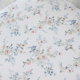 Snuggle Hunny Organic Fitted Cot Sheet - Sweet Swallows