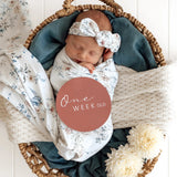 Snuggle Hunny Milestone Cards - Sweet Swallows & Rosa