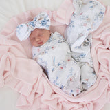 Snuggle Hunny Organic Muslin Wrap - Sweet Swallows