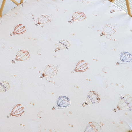 Snuggle Hunny Organic Bassinet Sheet / Change Pad Cover - Up & Away