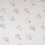 Snuggle Hunny Organic Fitted Cot Sheet - Up & Away