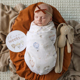 Snuggle Hunny Organic Muslin Wrap - Up & Away