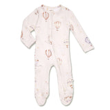 Snuggle Hunny Organic Sleepsuit Zip Footie - Up & Away
